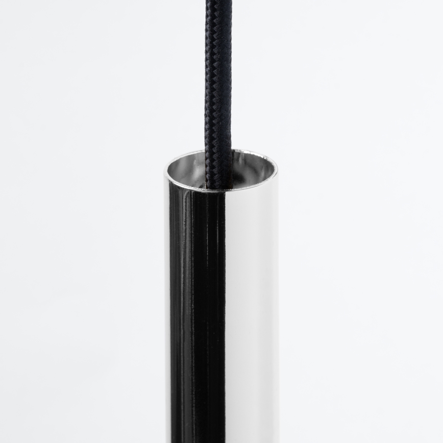 Candeeiro suspenso PASTELO 1xG9/8W/230V cromado brilhante