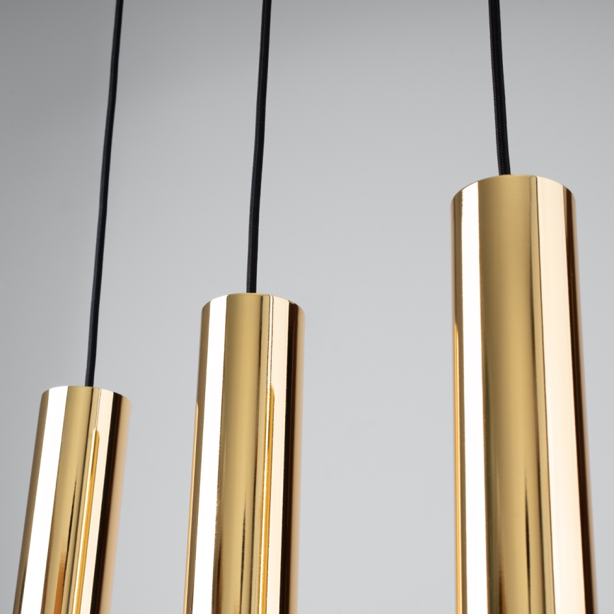 Candelabro suspenso LAGOS 3xGU10/10W/230V dourada