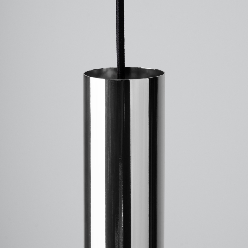 Candeeiro suspenso LAGOS 1xGU10/10W/230V cromado brilhante