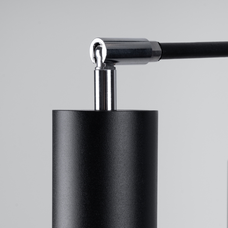 Candelabro suspenso LEMMI 6xGU10/10W/230V preto