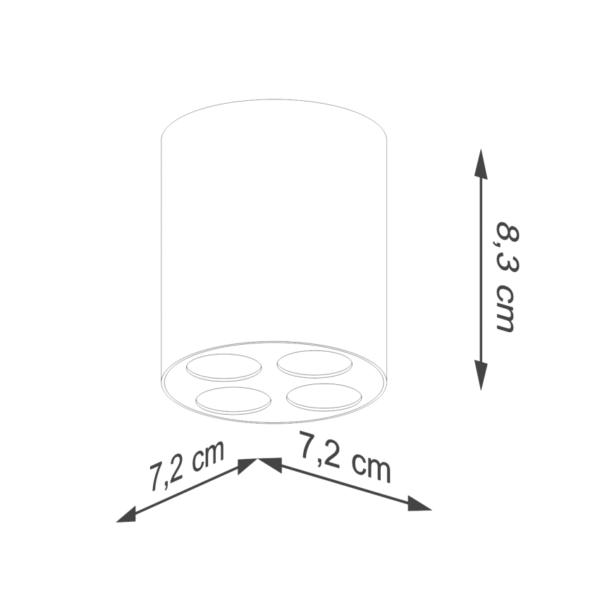 Foco LED ZOE LED/9W/230V branco