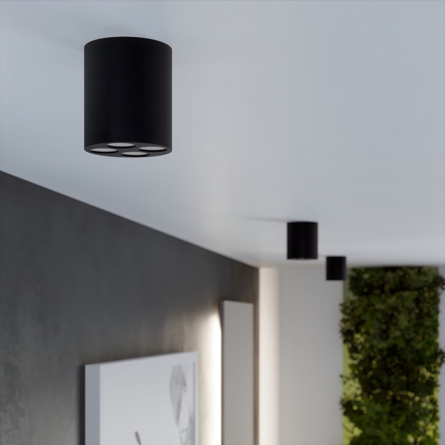 Foco LED ZOE LED/9W/230V preto