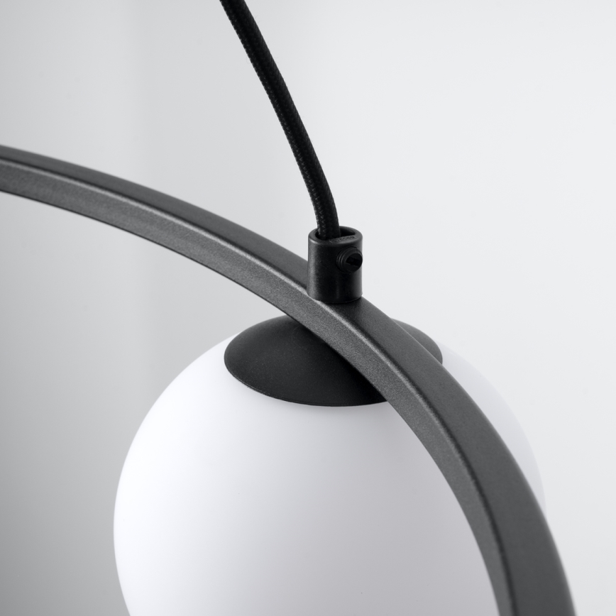 Candelabro suspenso YOLI 3xG9/8W/230V preto