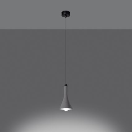 Candelabro suspenso REA 1xE14/12W/230V betão