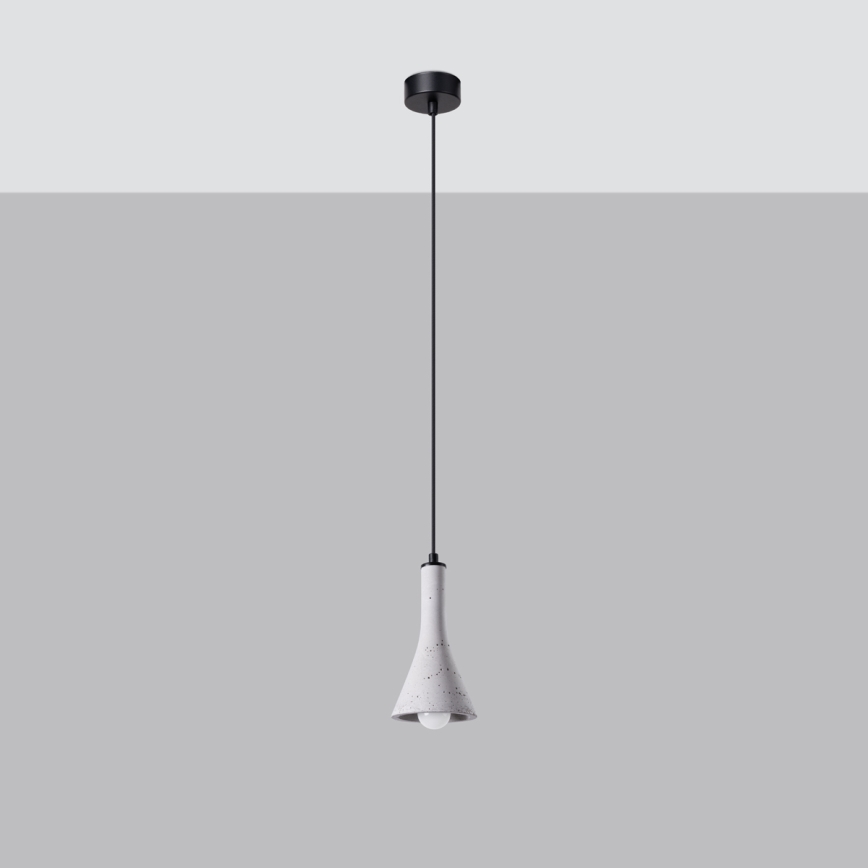 Candelabro suspenso REA 1xE14/12W/230V betão