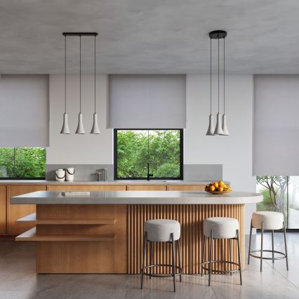 Candelabro suspenso REA 1xE14/12W/230V betão