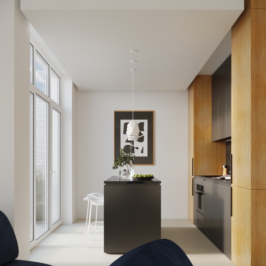 Candelabro suspenso GOBI 1xE27/15W/230V cerâmica