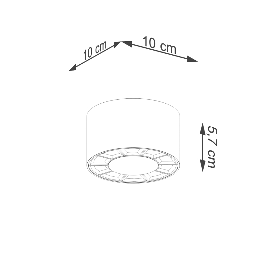 Foco LED DIO LED/10W/230V branco
