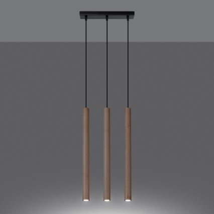 Candelabro suspenso PASTELO 3xG9/8W/230V faia