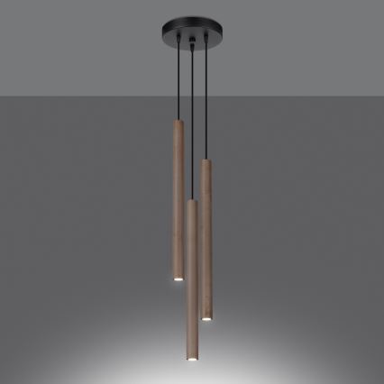 Candelabro suspenso PASTELO 3xG9/8W/230V faia