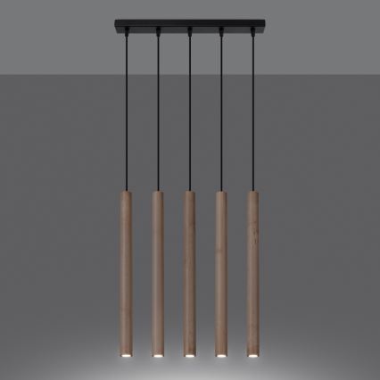 Candelabro suspenso PASTELO 5xG9/8W/230V faia