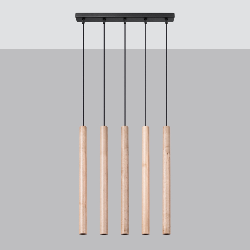 Candelabro suspenso PASTELO 5xG9/8W/230V faia