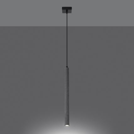 Candelabro suspenso PASTELO 1xG9/8W/230V betão