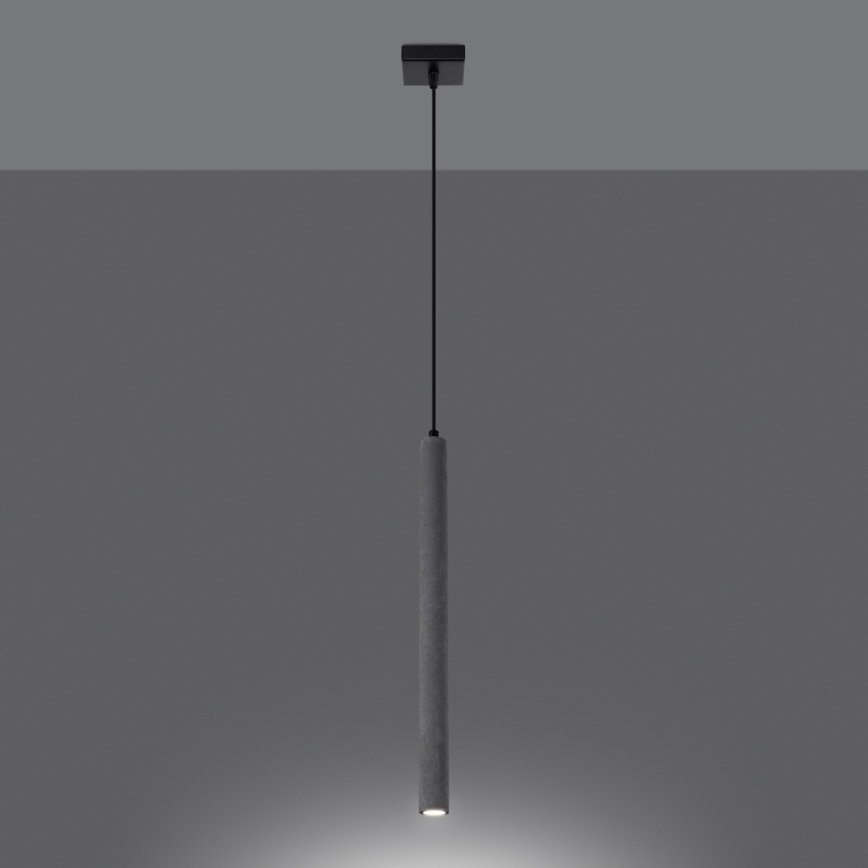 Candelabro suspenso PASTELO 1xG9/8W/230V betão