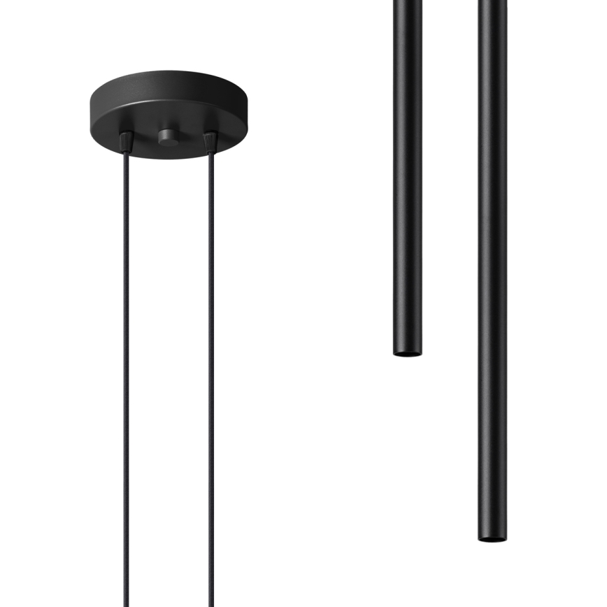 Candelabro suspenso PASTELO 2xG9/8W/230V preto