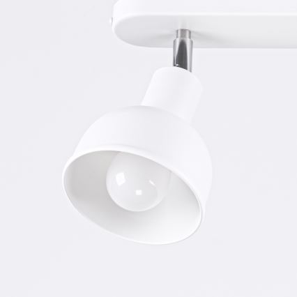 Foco ELBA 2xE27/15W/230V branco