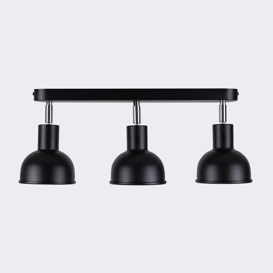 Foco ELBA 3xE27/15W/230V preto