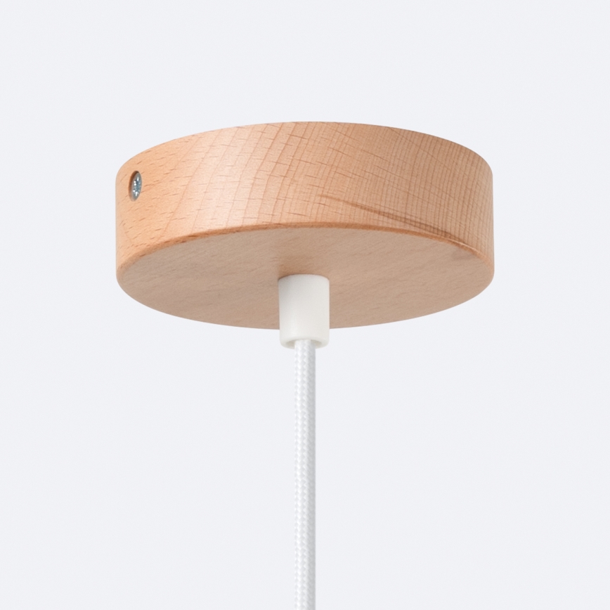 Candeeiro suspenso JAGA 1xE27/15W/230V diâmetro 30 cm branco