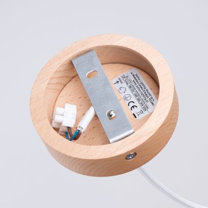 Candeeiro suspenso JAGA 1xE27/15W/230V diâmetro 30 cm branco