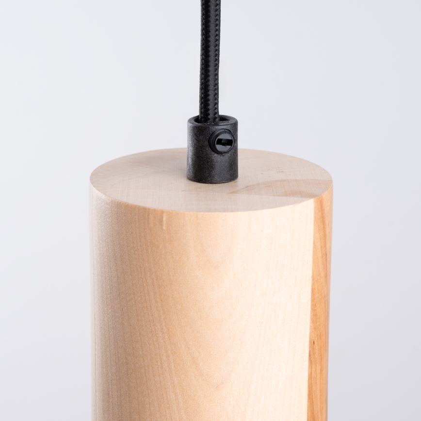 Candeeiro suspenso JAGA 1xE27/15W/230V diâmetro 30 cm preto