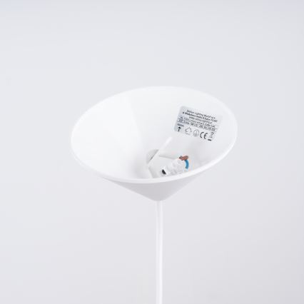 Candeeiro suspenso ZUMA 1xE27/15W/230V diâmetro 30 cm branco