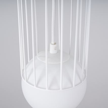 Candeeiro suspenso BRINA 1xG9/8W/230V branco