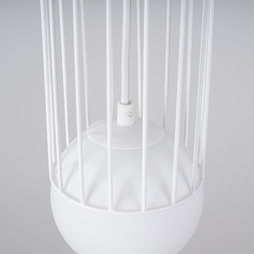 Candeeiro suspenso BRINA 1xG9/8W/230V branco