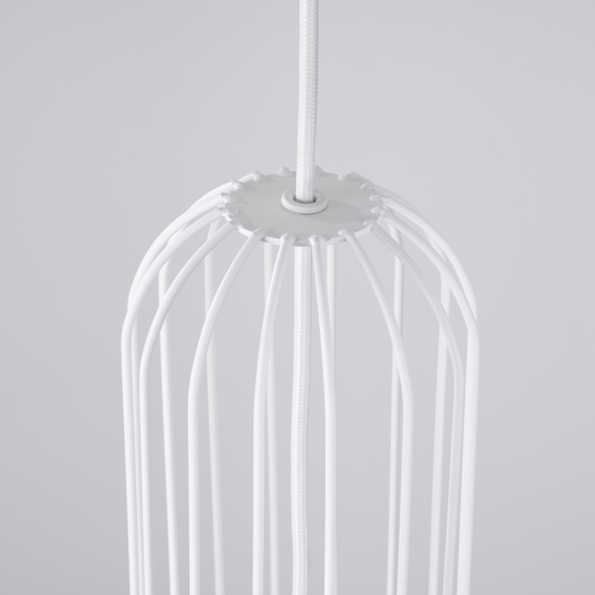 Candeeiro suspenso BRINA 1xG9/8W/230V branco