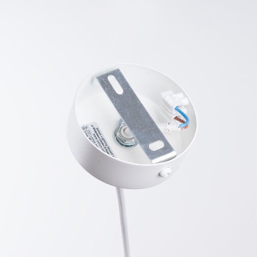 Candeeiro suspenso BRINA 1xG9/8W/230V branco