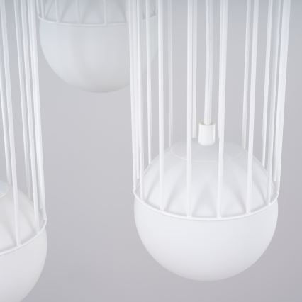 Candeeiro suspenso BRINA 3xG9/8W/230V branco
