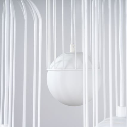 Candeeiro suspenso BRINA 3xG9/8W/230V branco