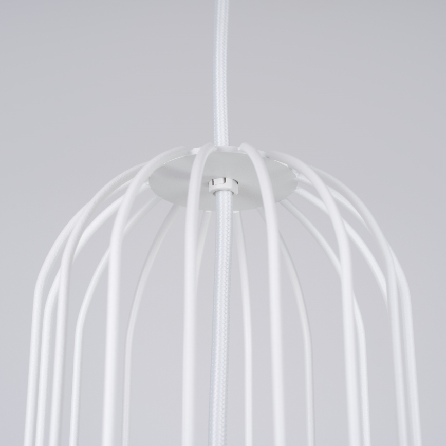 Candeeiro suspenso BRINA 3xG9/8W/230V branco