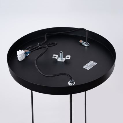 Candeeiro suspenso BRINA 3xG9/8W/230V preto