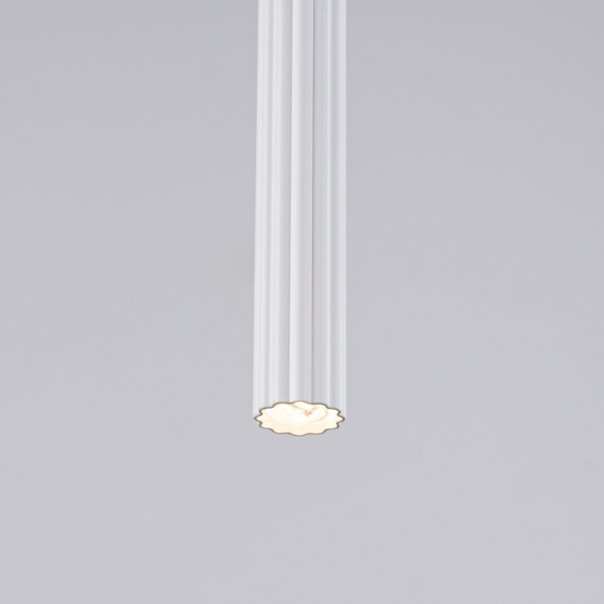 Candeeiro suspenso ARCHE 1xG9/8W/230V branco