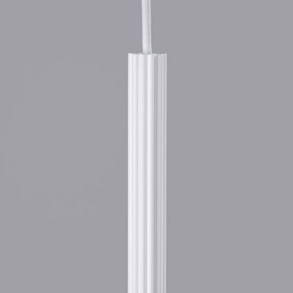 Candeeiro suspenso ARCHE 1xG9/8W/230V branco