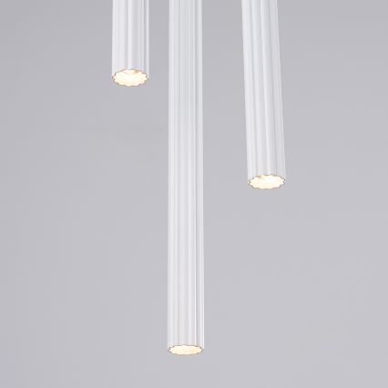 Candeeiro suspenso ARCHE 3xG9/8W/230V branco