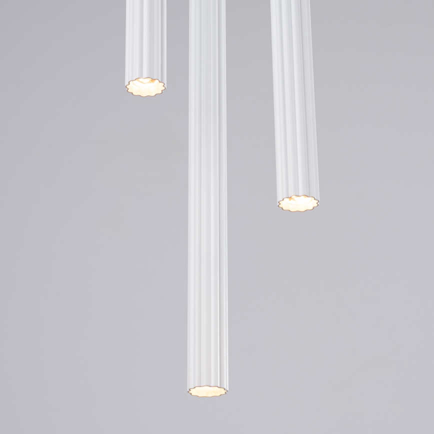 Candeeiro suspenso ARCHE 3xG9/8W/230V branco