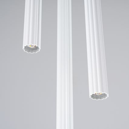 Candeeiro suspenso ARCHE 3xG9/8W/230V branco