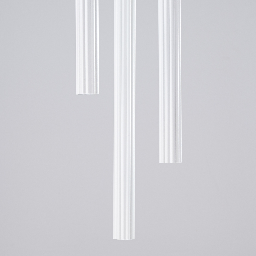 Candeeiro suspenso ARCHE 3xG9/8W/230V branco