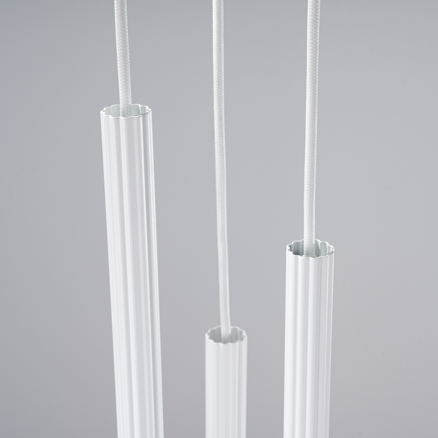 Candeeiro suspenso ARCHE 3xG9/8W/230V branco