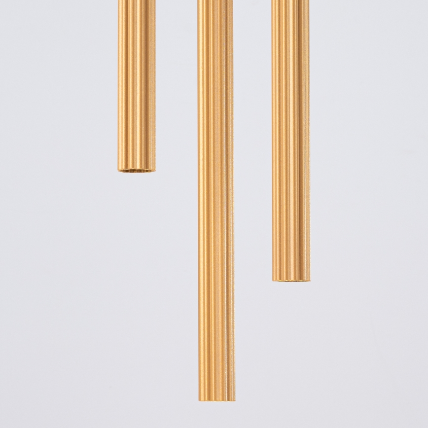 Candeeiro suspenso ARCHE 3xG9/8W/230V dourado