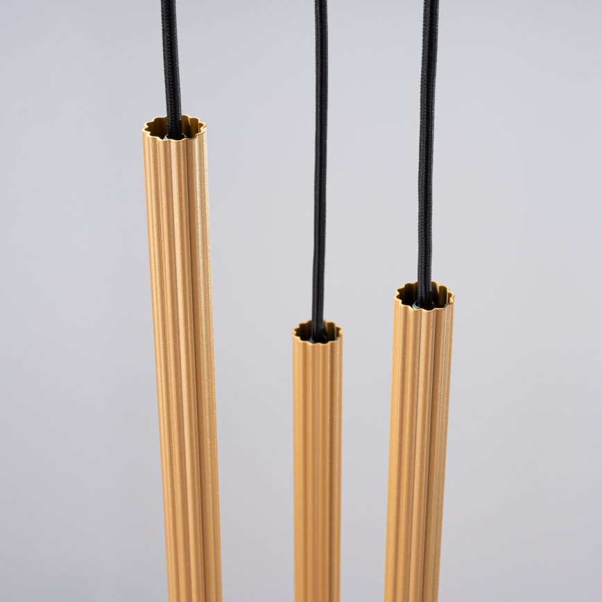 Candeeiro suspenso ARCHE 3xG9/8W/230V dourado