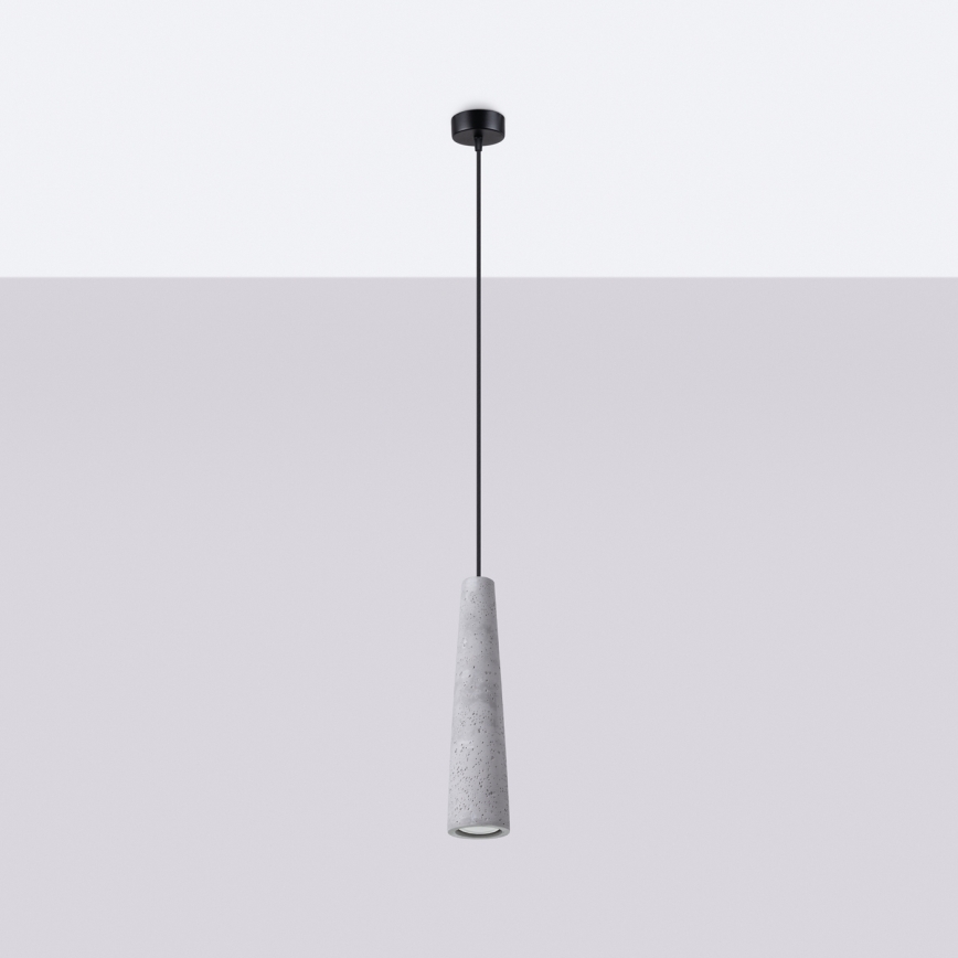 Candeeiro suspenso ELECTRA 1xGU10/10W/230V betão/cinzento