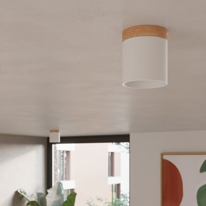 Foco RIF 1xGU10/10W/230V diâmetro 12 cm branco