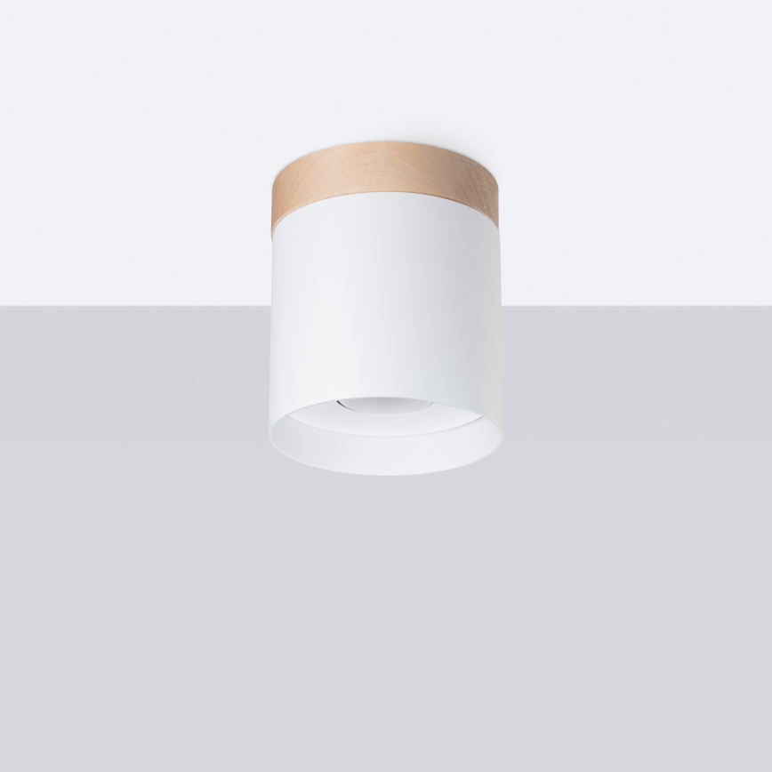 Foco RIF 1xGU10/10W/230V diâmetro 12 cm branco