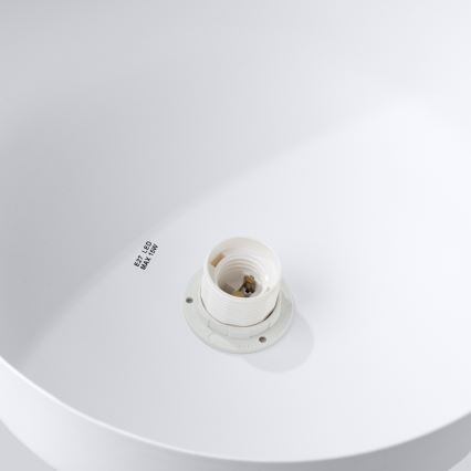 Candeeiro suspenso MARION 1xE27/15W/230V diâmetro 29,5 cm branco