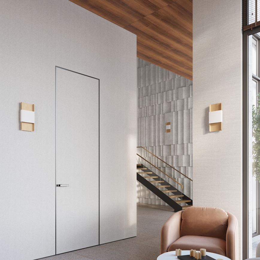 Iluminação de parede DURLIN 2xG9/8W/230V dourado/branco