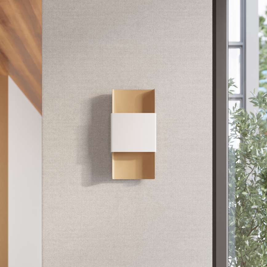 Iluminação de parede DURLIN 2xG9/8W/230V dourado/branco