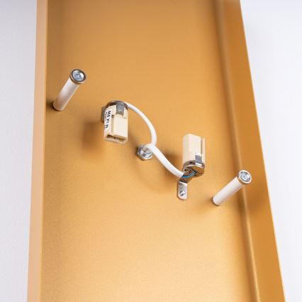 Iluminação de parede DURLIN 2xG9/8W/230V dourado/branco