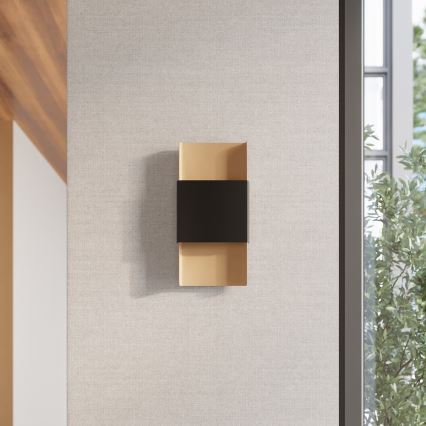 Iluminação de parede DURLIN 2xG9/8W/230V dourado/preto